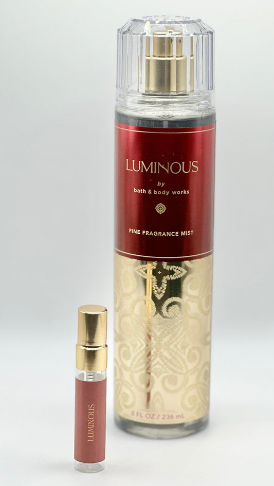 5ML SAMPLE SIZE Luminous by Bath and Body Works